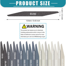 20 Pcs Sanding Sticks for Plastic Models Polishing Sticks Assorted Metal and ...