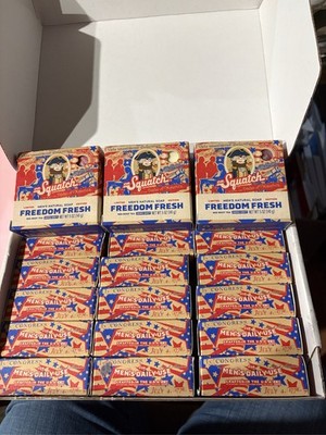 Dr. Squatch Freedom Fresh Soap 5oz Bars Red Root Tea Zero Grit