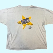 Vintage Blockbuster Entertainment Visa T Shirt XL Single Stitch Made USA 90s