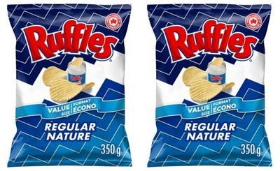 Ruffles Regular Potato Chips, 380g (Imported from Canada) (2 Pack)