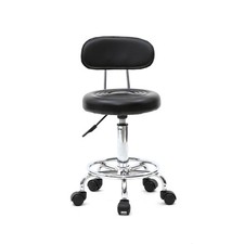 Hydraulic Adjustable Garage Stool Facial Salon Chair Swivel Rolling Office Chair