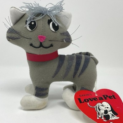 R DAKIN PUSSY WILLOW LOVE A PET ASPCA KITTY CAT COLLECTIBLE VINTAGE