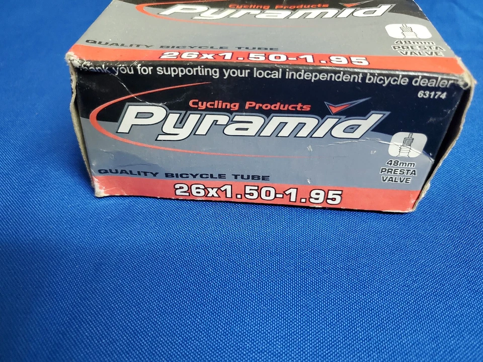 Pyramid Bicycle Inner Tube 26x1.50-1.95" Schrader Valve Mountain Hybrid 26" Bike - Image 2 of 4
