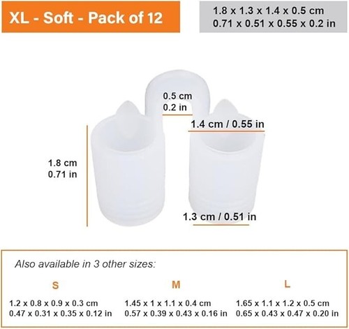Anti Snoring Nose Vents - XL Soft Silicone Nasal Dilator 12 Pack Comfortable Fit - Picture 9 of 9