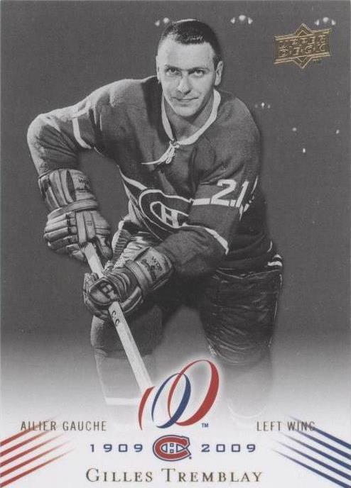 2008-09 Upper Deck Montreal Canadiens Centennial Set - Gilles Tremblay #142 - 1 of 1