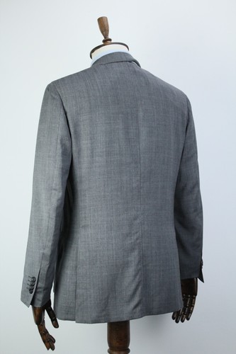 Lux CANALI Kei Gray PURE WOOL Solid Sport Coat Blazer Jacket 52IT 42US/UK - Picture 10 of 16