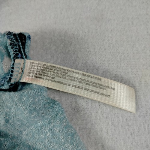 Free People Intimately Dress Womens Size S Blue Slip Printed Mini Flowy Beach - Picture 7 of 10
