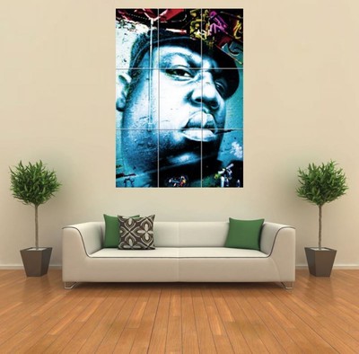 NotorioUS B.I.G Biggie Smalls Graffiti Giant Wall Art Poster Print