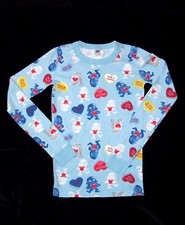 Hanna Andersson Valentine's Day Heart 160 US 14 Star Wars Long John Pajama TOP