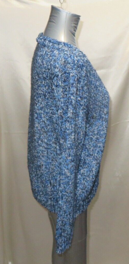 Classic Elements Multi Blue V Neck Long Sleeve Co… - image 5