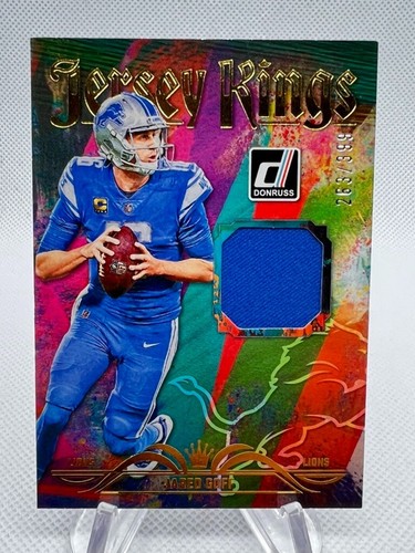 2023 Panini Donruss Jared Goff Jersey Kings /399