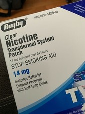Rugby 14mg Step 2 Nicotine Transdermal Patch System 14 count box