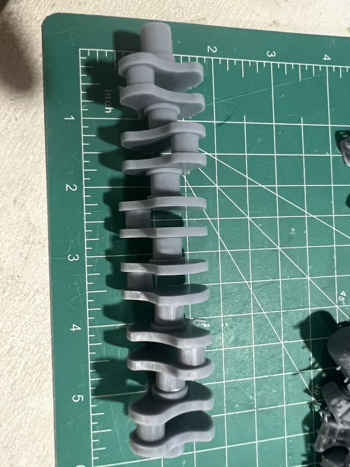 Ho Scale Flat Car Load Container Ship Main Crank Shaft - Image 3 of 4