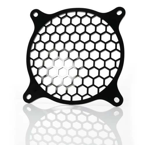 Custom 92mm HONEYCOMB Computer Fan Grill Gloss Black Acrylic Cooling Cover Mod