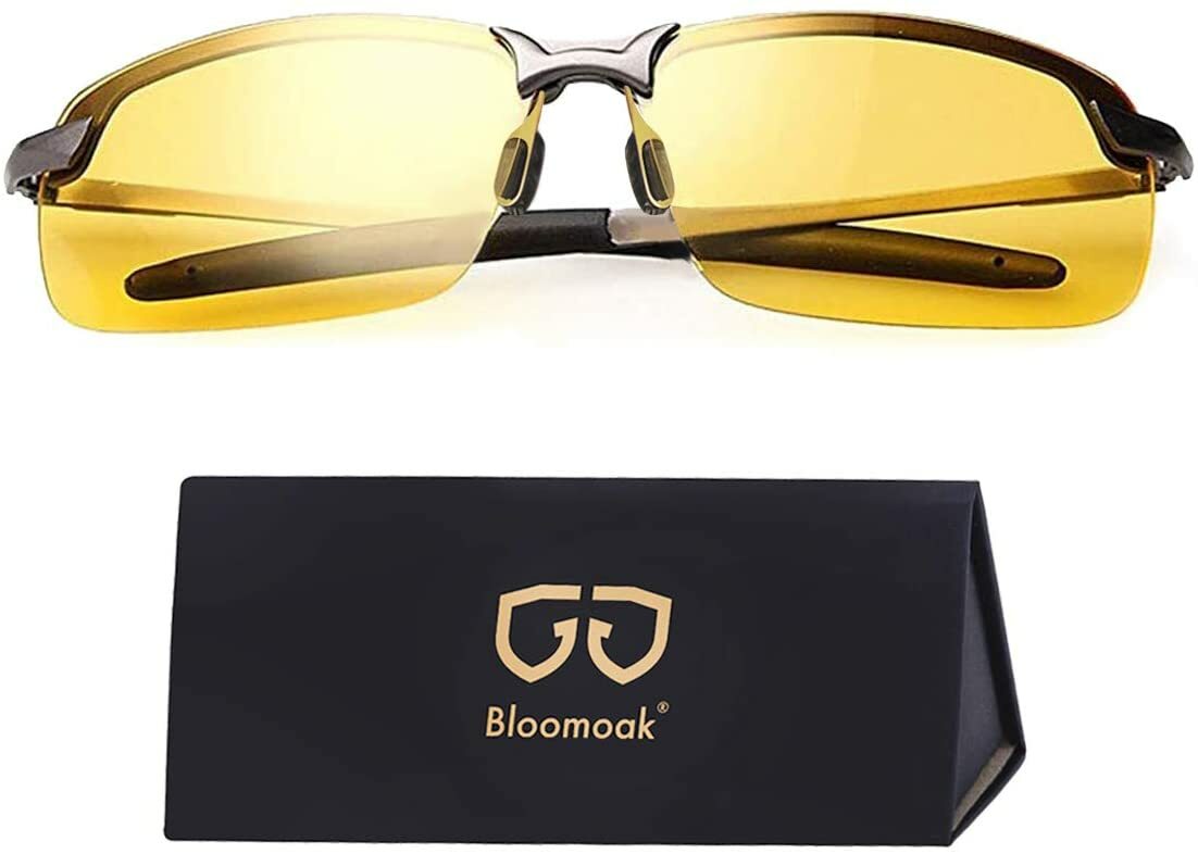 Polarized HD Night Vision Sunglasses Yellow for sale online