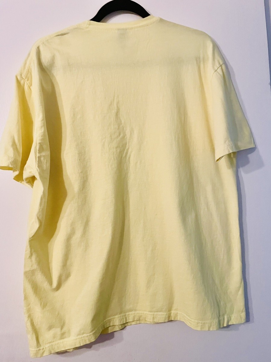 Forrest Gump Running Club Yellow Unisex T-Shirt Size Sz XL