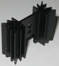 Compact Heavy Duty TO-220 Aluminum Heatsink for MOSFET , Regulator , Power Trans