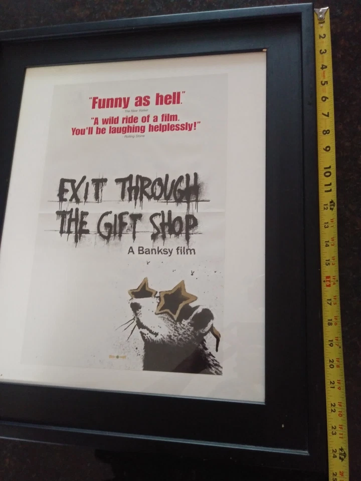 Banksy Rat Original Poster Exit Through The Gift Shop Film - Image 4 of 4