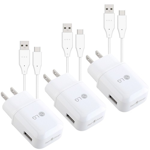 Original LG Rapid Fast Wall Charger +Type C Cable For LG G5 G6 G7 G8 V30 V40 V50 - Picture 11 of 12