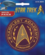 Star Trek Starfleet Academy Command Logo Iron-On Patch Ata-Boy 10151