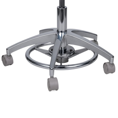 Silla de montar con microscopio dinámico dental de cuero PU controlado por pie ajustable - Imagen 18 de 18