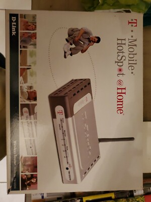 D-Link 54Mbps 802.11g Wireless LAN 4-Port Router T-Mobile Hotspot