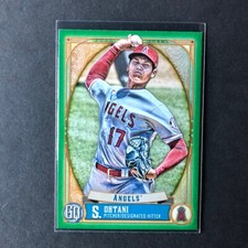 Shohei Ohtani 2021 Topps Gypsy Queen Green Parallel #46 Angels