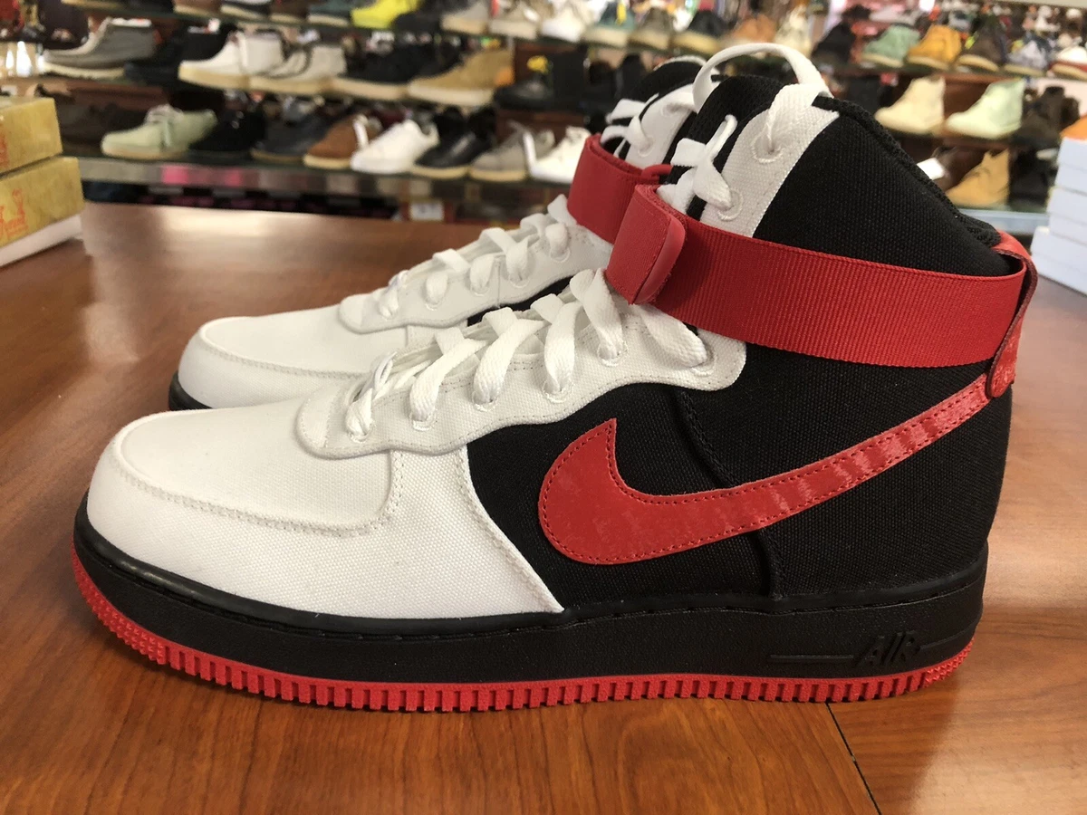 Nike Air Force 1 High - University Red - Black 