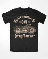 Waffenschmiede Suhl 2 T-Shirt S51 S50 Schwalbe DDR Zweirad Kult Simson Logo 425