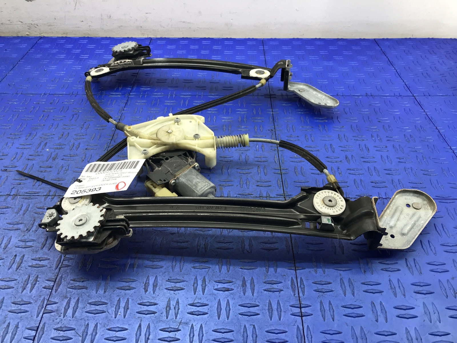 2014-2021 MASERATI QUATTROPORTE REAR LEFT DOOR WINDOW GLASS REGULATOR W/MOTOR
