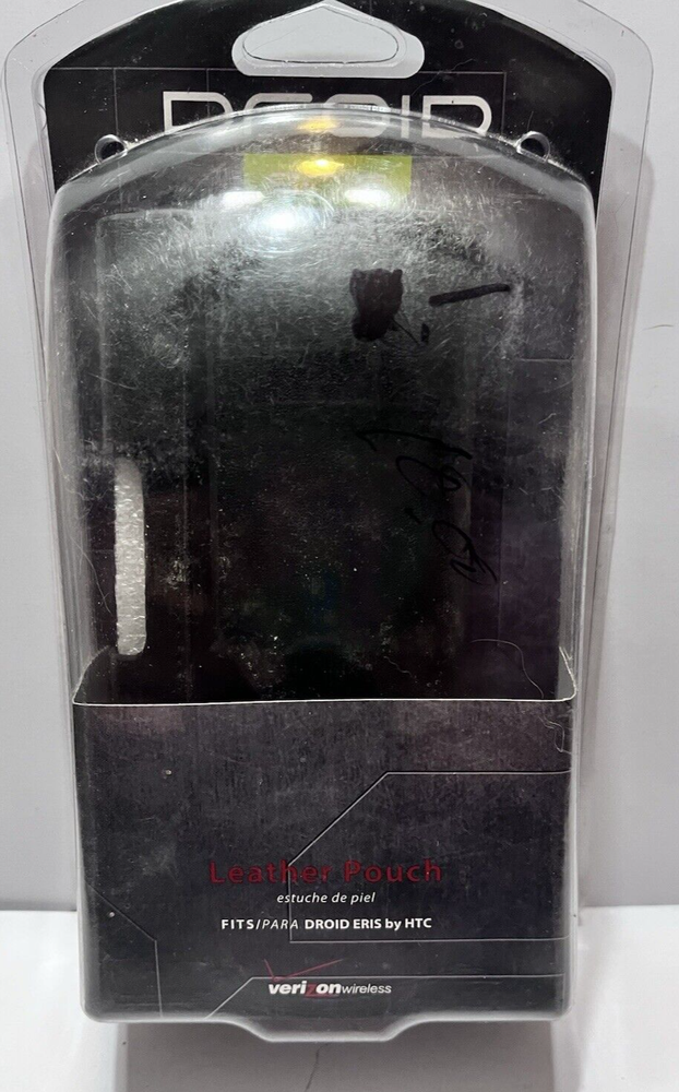 HTC Droid Eris Verizon Leather Phone Case Pouch Black New in Box  