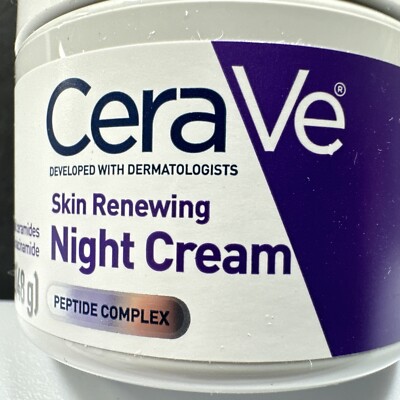 Cerave Skin Renewing Night Cream - 1.7oz (48g) Helps Soften+Renew Cerave Skin Renewing Night Cream - 1.7oz (48g) Helps Soften+Renew