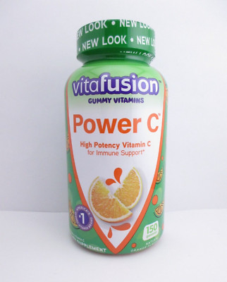 Vitafusion Power C, High Potency Vitamin C, Orange, 150 Gummies - FREE SHIPPING