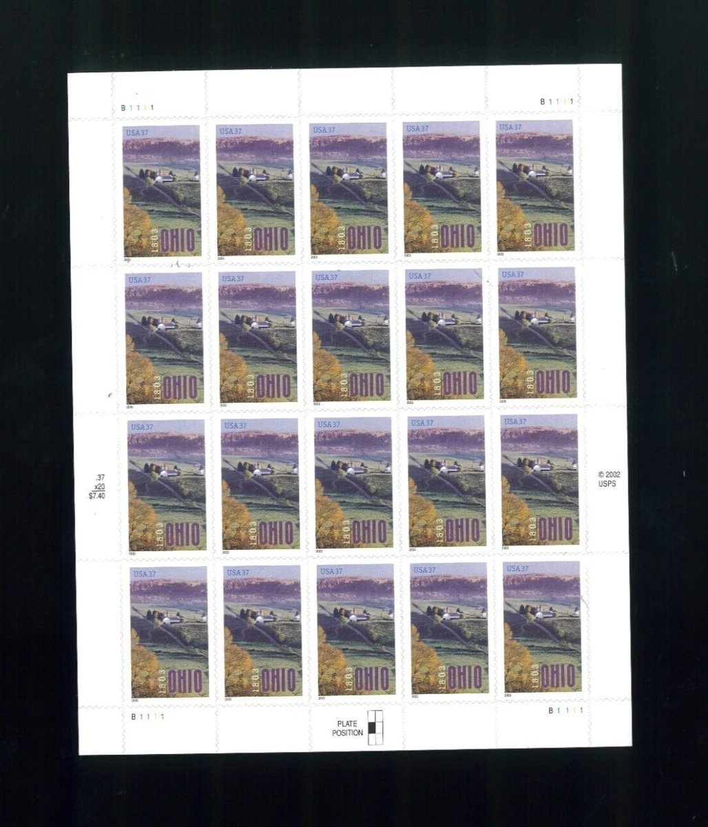 切手。USA 37セント。 US 37 Cent Denomination Postage Stamps for