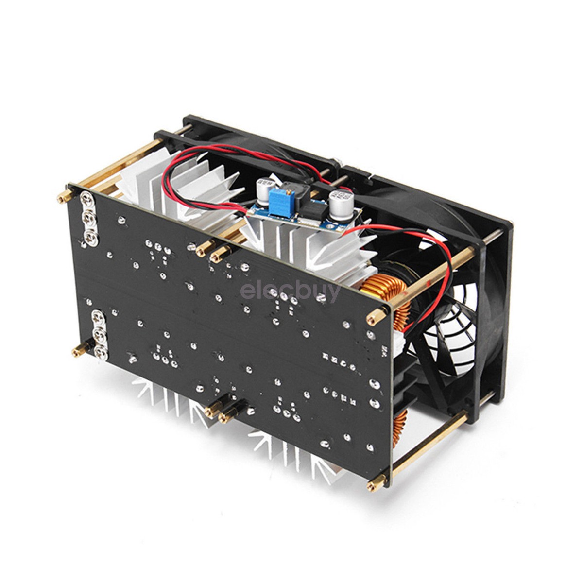 Calentador de inducción ZVS de 2500W, 12V-48V, módulo de placa PCB