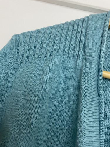 LAZYBONES Knit Cardigan Sz XL Marine Organic Cotton - Picture 3 of 5