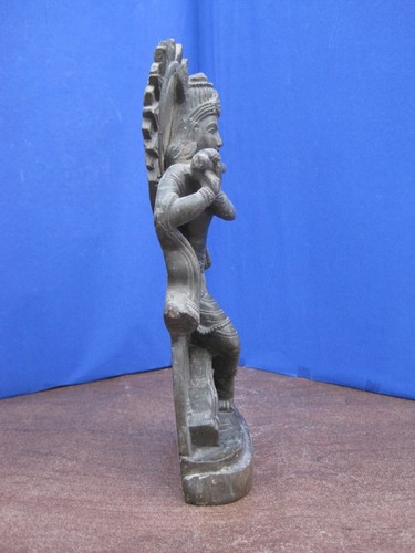 1900 Antiguo Raro Piedra Tallada a Mano Coleccionable Religioso Vintage Krishna - Imagen 5 de 10