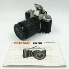 VINTAGE PENTAX ZX-50 35mm FILM CAMERA SMC PENTAX-FA 1:3.5 - 5.6 28 - 80mm LENS