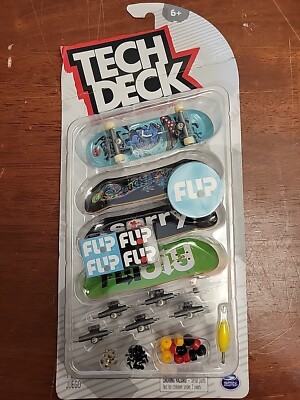 New sealed - Tech deck flip four pack set Rare Design