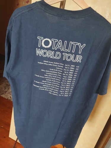 T-shirt bifacciale Eclipse Totality World Tour vintage 1999 Made in USA taglia L - Foto 8 di 11