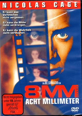 8mm / Acht Millimeter , NEU und verschweißt , Nicolas Cage , Joaquin Phoenix