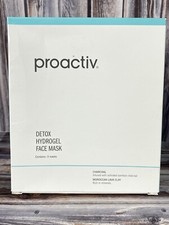 Proactiv Detox Hydrogel Face Mask - Charcoal  Moroccan Lava Clay - Box of 3 NEW