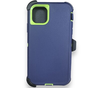Case For iPhone 11 Pro Max 6.5Inch Screen Phone Blue Hard Shell Pant Clip Cover