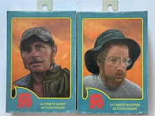 NECA JAWS 50th Anniversary Ultimate Quint & Hooper Action Figures  SET OF TWO!