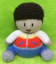 KNITTING PATTERN - Ryder inspired choc orange cover / 16 cms Paw Patrol toy