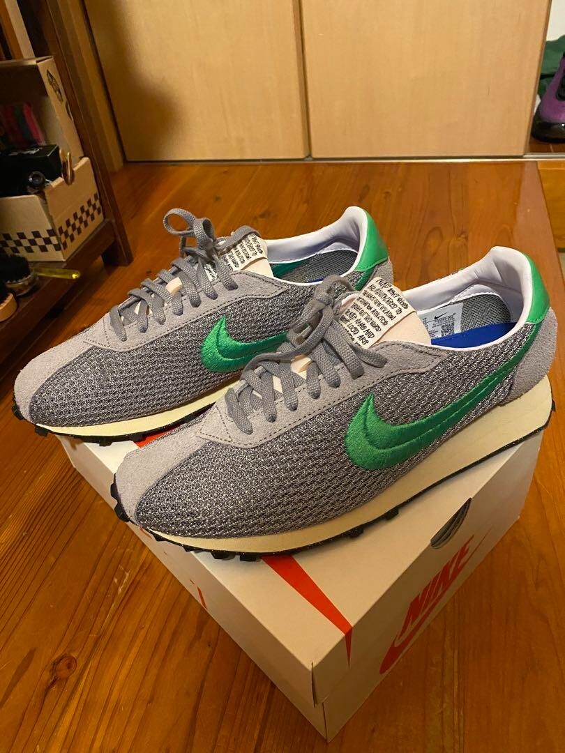 Nike Sneakers Shoes LD1000 STÜSSY Gray Green Suede Mesh Men's US10