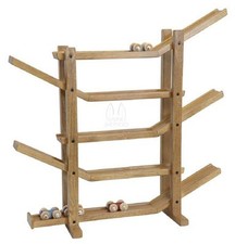 USA Handmade Wood Car Roller Track Natural Classic Wooden Toy, Harvest