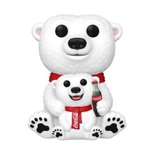 Figura de vinilo Pop! de Coca-Cola Polar Bear con cachorro