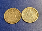 1853-O & 1858-P Seated Liberty Half Dimes