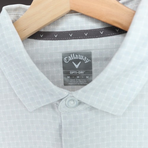 Callaway Mens Golf Shirts Polo Performance Stretch Bright White Opti Dri Sz NWT - Picture 27 of 49